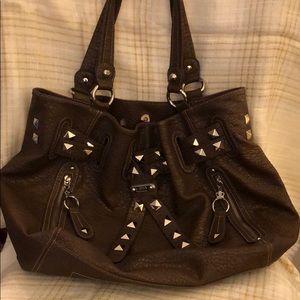 🛍Kathy Van Zeeland brown leather purse🛍